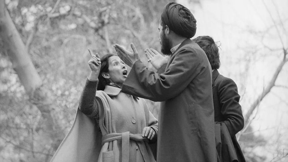 Iranian women protesting mandatory veiling in 1979